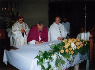 Ernst Leuninger Ehrenkanonikus von Sarajevo