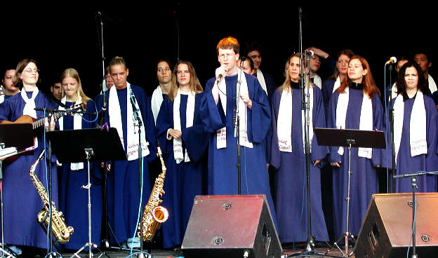 PRO ASYL auf dem evgl. Kirchentag 2001